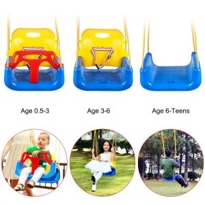 Plastic 3-In-1 Swing Set for Kids - Image 3