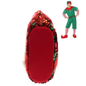 Cool Gift, Christmas Elf Pantoufle Payette #2 - Image 4