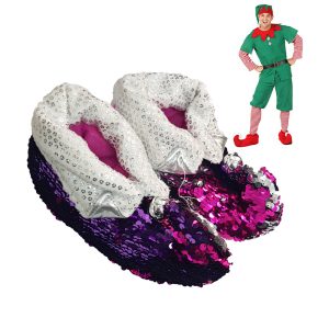 Cool Gift, Christmas Elf Pantoufle Payette #2 - Image 3