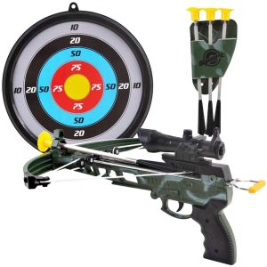 Military Action Camouflage Kids Toy Crossbow Set - Image 1