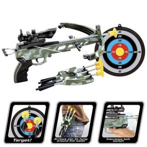 Military Action Camouflage Kids Toy Crossbow Set - Image 4