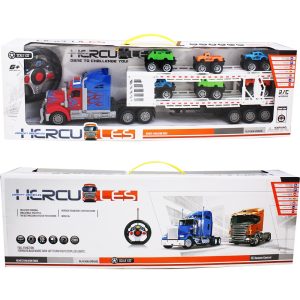 R/C Transport Carrier Truck Toys With 6 Mini Play Vehicles - Image 1