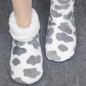 Kids Slipper Socks Boys Girls Fuzzy - Image 1