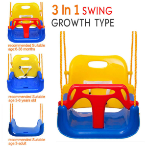 Plastic 3-In-1 Swing Set for Kids - Image 4