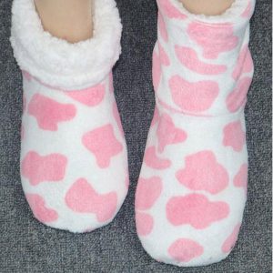 Kids Slipper Socks Boys Girls Fuzzy - Image 3