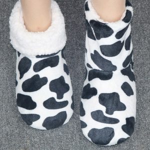 Kids Slipper Socks Boys Girls Fuzzy - Image 2