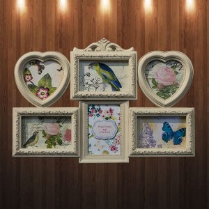 Vintage-Style French Wall Photo, 6 Frame Collage - Image 2