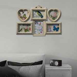 Vintage-Style French Wall Photo, 6 Frame Collage - Image 3