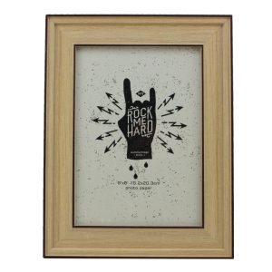 Cool Gift, Wood Picture Frame with Glass Front, Beije - Image 3