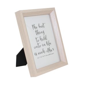 Wood Picture Frame with Glass Front, 5"x7" - Image 1