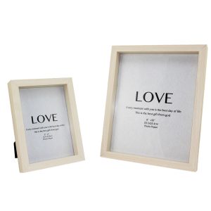 Cool Gift, Wood Picture Frame with Glass Front - Image 1