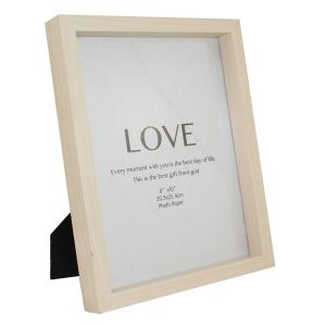 Cool Gift, Wood Picture Frame with Glass Front - Image 3