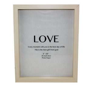 Cool Gift, Wood Picture Frame with Glass Front - Image 4
