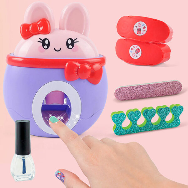 DIY, Nail Machine Nail Care Makeup Play Set, Mini Mousse