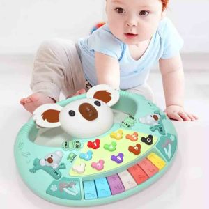 Musical Koala Piano Colorful Night Light - Image 1