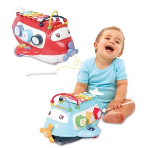 Children's Xylophone Toy Aircraft with Light - Image 1