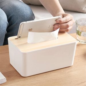 Rectangle Tissue Box With Mobile Holder - Image 5