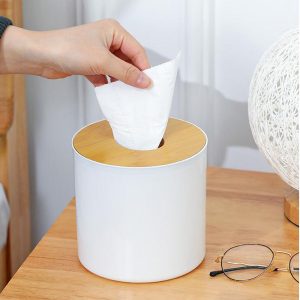 Round Tissue Box - Image 1