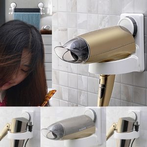 Suction Cup Hair Dryer Holder - Image 1