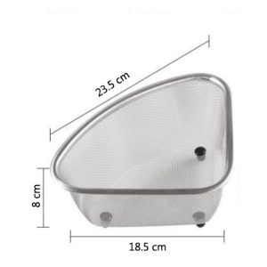 Mesh Stainless Steel Corner­ Kitchen Sink Strainer - Image 6