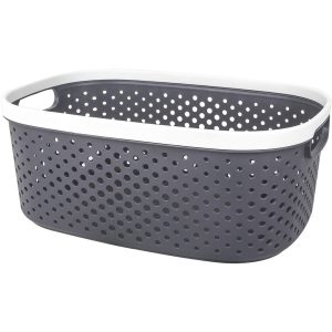 Rectangle Laundry Basket Set, Plastic Storage Organizer - Image 5