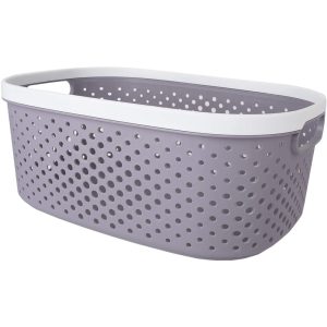 Rectangle Laundry Basket Set, Plastic Storage Organizer - Image 6
