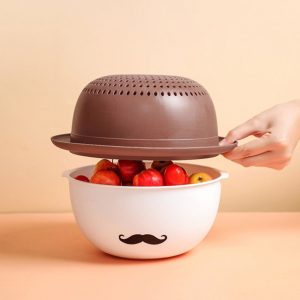 Kitchen vegetable washing pots 2 In 1 - Image 4