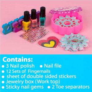 DIY, Nail Art Studio Manicure Set for Girls - Image 6