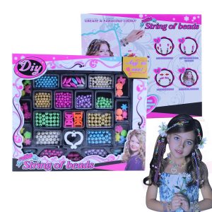 DIY, Hair Girls Beading Braiding Set Kids Fashion Toy - Image 1