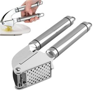 Stainless-Steel Garlic Squeeze Crusher - Image 3