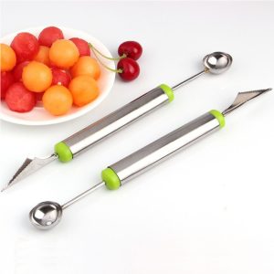 Stainless Steel 2 In 1 Melon Baller - Image 6