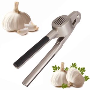 Stainless-Steel Garlic Squeeze Crusher - Image 1
