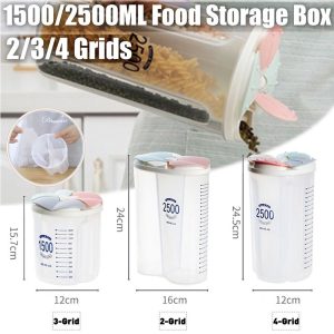 2 Partition Food Container 2500ML - Image 7