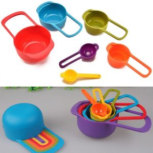 6 Pcs Set Kitchen Measuring Cup Rainbow Color - Image 6