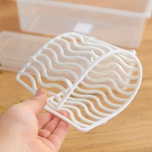 Acrylic Storage Box With Trays for Refrigerator with Lid - Image 5
