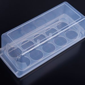 Acrylic Egg Storage Box With Egg Trays for Refrigerator with Lid - Image 6