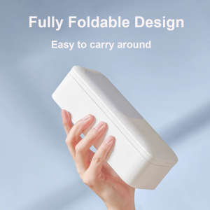 Foldable Phone Holder With Rechargeable LED Light and Remote - Image 2