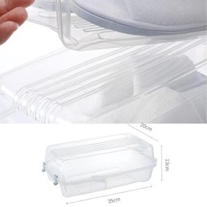 Clear Plastic Shoe Storage Box - 1 Pc - Image 3