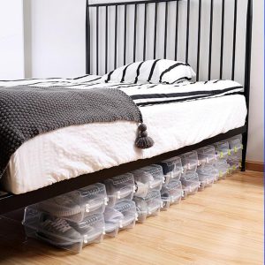 Clear Plastic Shoe Storage Box - 1 Pc - Image 4