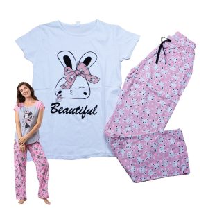 Women's Cotton Printed Night Suit - Beautiful - Image 1