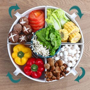 Large Home Creative Rotating Hot Pot Platter - Image 6