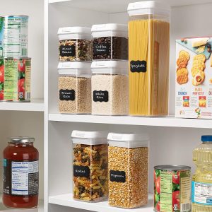 7 Pcs Set, Food Storage Containers, Easy Lock Lids - Image 4