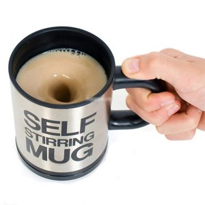 Self Stirring Mug Stainless Steel Coffee Mug - Image 3