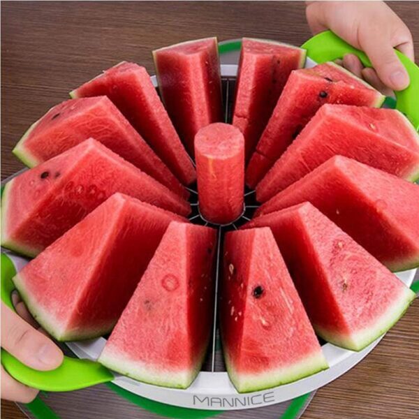 Hot Summer Large Watermelon Melon Slicer Stainless Steel Fruit