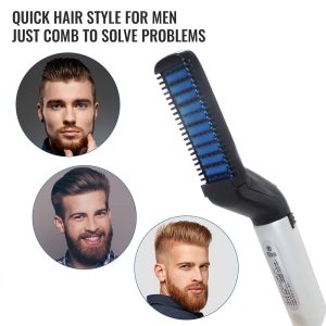 Electric Beard Hair Straightener Brush - Image 3