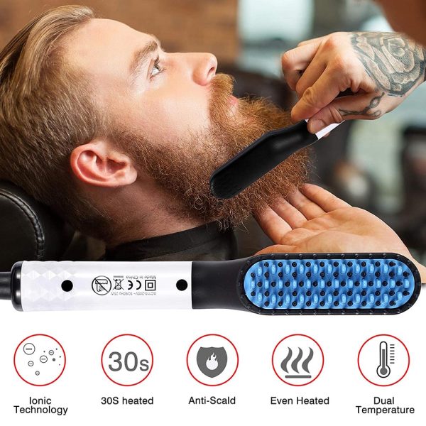 Electric Beard Hair Straightener Brush TezkarShop Official Website