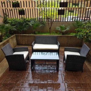4 Pieces Outdoor Patio Furniture Sets - Image 2