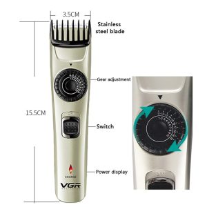 VGR V-031, Professional Cord & Cordless Hair Clipper - Image 3