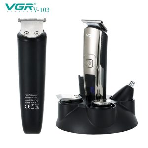 VGR V-103, Multifunctional 5 In 1 Waterproof Hair Clipper - Image 1
