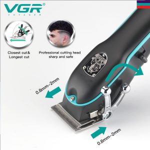 VGR V-123, Professional Hair Clipper with Powerful DC Motor - Image 2